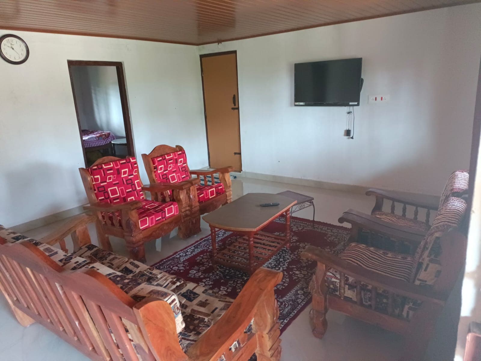 Cozy living room at Ananya Home Stay